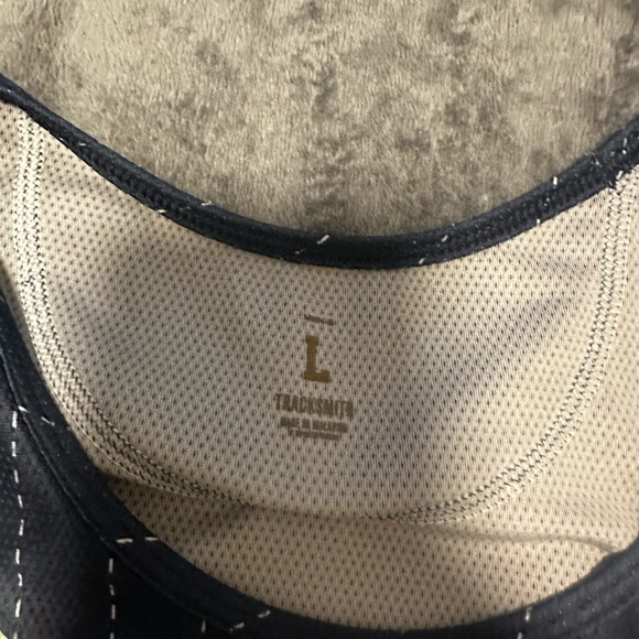 Tracksmith Black and Cream Athletic Tank - Picture 2 of 2